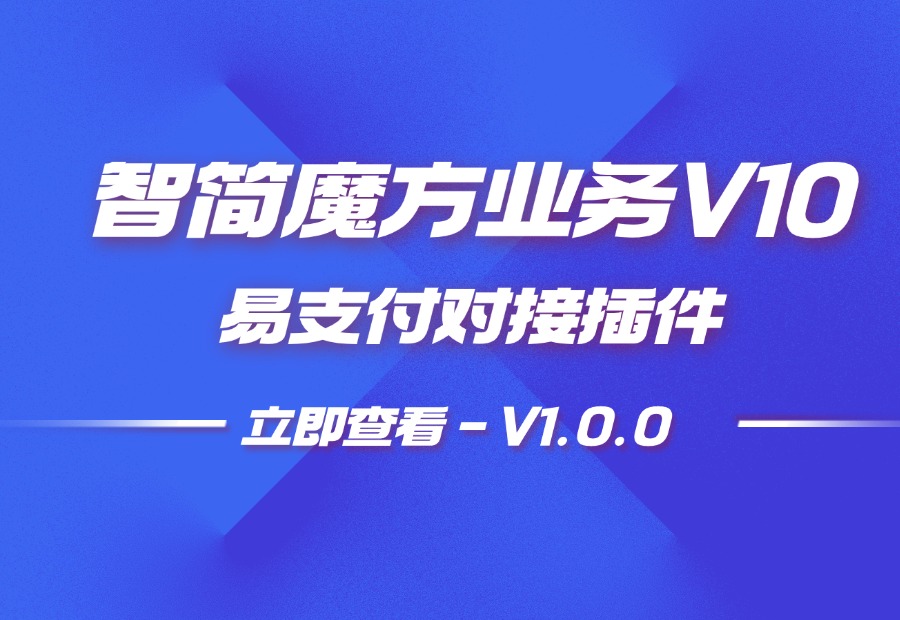 智简魔方业务V10易支付插件